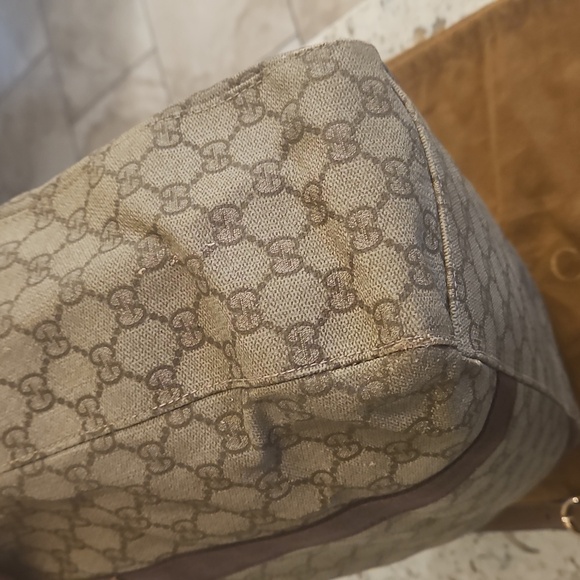 Gucci Monogram Canvas Tote Bag - Picture 5 of 13